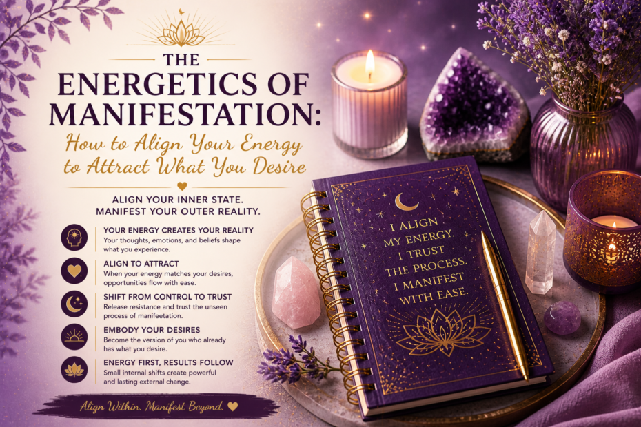 Energetics of manifestation and aligning your energy to attract your desires